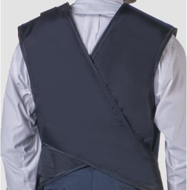 Wolf X-Ray - X-Ray Apron with Thyroid Collar Hunter Green Easy Wrap Style X-Large - 65026TC-36