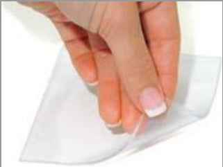 Pedifix Visco-Gel Adhesive Sheeting 4 X 6 Inch, Self-Adhesive, Clear Cover, Silicone, 2 mm Thick - 3081
