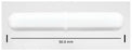 Fisherbrand Octagon Spinbar - Magnetic Stirring Bar 0.31 X 2 Inch, 0.31 Inch dia, White, Octagonal Shape, Autoclavable, FDA, USP Class VI, ISO 9001:2008 Certification - 1451361