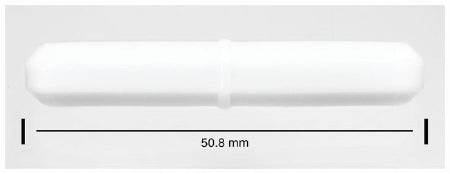 Fisher Scientific Fisherbrand Octagon Spinbar Magnetic Stirring Bar 0.31 X 2 Inch, 0.31 Inch dia, White, Octagonal Shape, Autoclavable, FDA, USP Class VI, ISO 9001:2008 Certification - 1451361