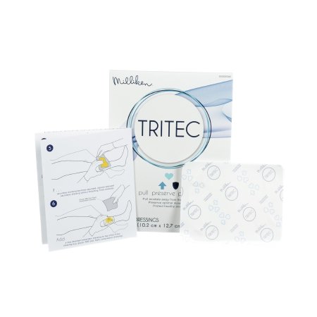 Tritec - Wound Contact Layer Dressing 4 X 5 Inch Microknit Rectangle Sterile - 3000020040
