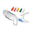 Hudson Respiratory Care Mask Earloop Select-A-Vent Multi-Color 50/Ca - 1098