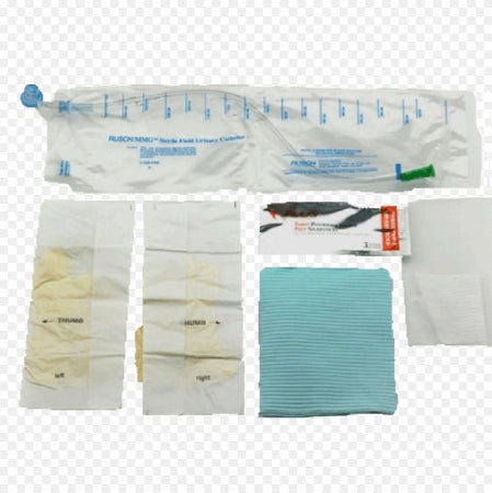 Teleflex Medical MMG Intermittent Catheter Kit Closed System / Coude Tip 16 Fr. Hydrophilic Coated Silicone - RLA1623C