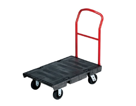 Lagasse Platform Truck 2 Fixed / 2 Swivel Casters / 6 Inch TPR Casters 2 Fixed / 2 Swivel Casters / 6 Inch TPR Casters 1000 lbs. HDPE - RCP4403BLA