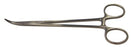 BR Surgical - Tonsil Forceps Sawtell 7-1/2 Inch Length Surgical Grade Stainless Steel NonSterile Ratchet Lock Finger Ring Handle Curved Serrated Tips - BR50-18119