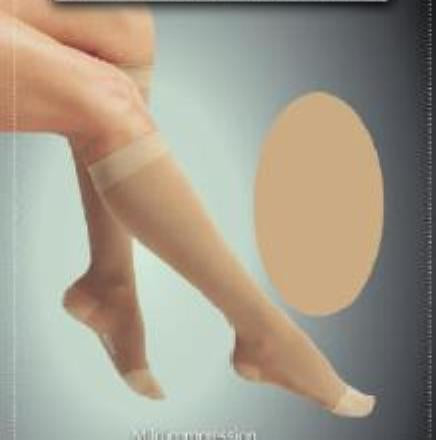 Scott Specialties Compression Stockings Knee High Small Beige Closed Toe - 1664 BEI S