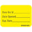 Precision Dynamics MedVision Pre-Printed / Write On Label Communication Fill In DATE RECD______/Date Opened_____/Exp. Date Yellow 1 X 1-7/16 Inch - V03SY1003