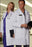 Fashion Seal Uniforms Lab Coat White Medium Long Sleeves Knee Length - 444-