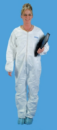 Health Care Logistics Tyvek Coverall Large White Disposable - 12080L