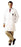 Landau Uniforms Lab Coat White Size 44 Long Sleeves Knee Length - 3140WWT
