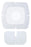 SecureView - Port Window Dressing Film 4-1/2 X 4-1/2 Inch Sterile - SCP44VXT