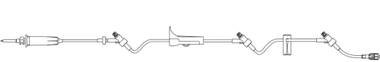 B. Braun Caresite Administration Set 15 Drops / mL Drip Rate 112 Inch Tubing 3 Ports - 354205