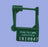 Health Care Logistics - Padlock Seal Numbered Green Plastic 1-1/2 W X 1-7/8 H Inch - 7912