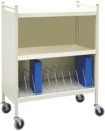 Omnimed - Chart Rack 10 Pockets Wood Grain - 260110-BG