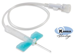K-Shield Advantage - Infusion Set 25 Gauge 3/4 Inch 12 Inch Tubing Without Port - D3KA-25G
