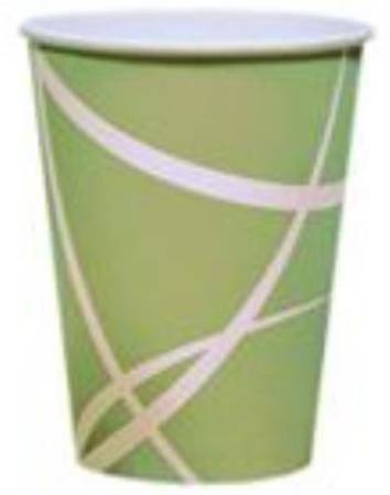 Saalfeld Redistribution Spring Grove Drinking Cup 9 oz. Light Green Paper Disposable - 431776