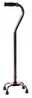 Apex-Carex Healthcare Carex Small Base Quad Cane Steel 28 to 37 Inch Height Black - FGA41500 0000