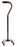 Carex - Small Base Quad Cane Steel 28 to 37 Inch Height Black - FGA41500 0000