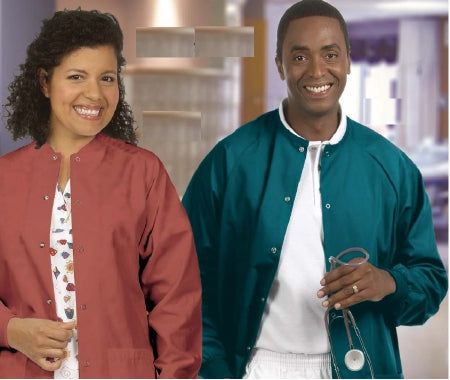 Fashion Seal Uniforms Warm-Up Jacket Navy Blue 3X-Large Long Raglan Sleeves Hip Length - 7696 3XL