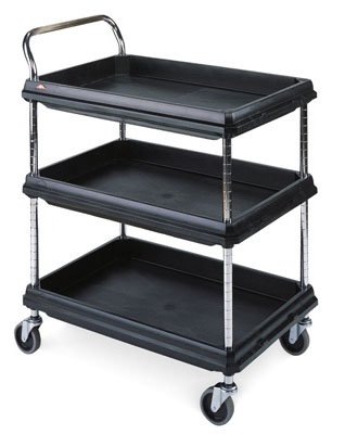 Intermetro Industries - Deep Ledge Utility Cart 21-1/2 X 33-1/4 X 33-3/4 Inch Blue - BC2030-2DMB