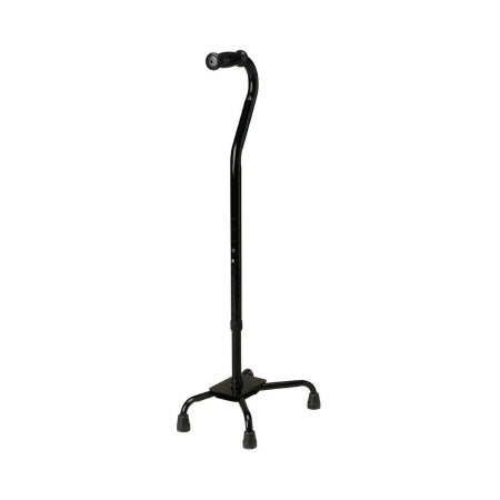 Medline - Small Base Quad Cane Steel 29 to 38 Inch Height Black - MDS86222XW