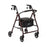 Guardian Basic - 4 Wheel Rollator Burgundy Adjustable Height / Folding Aluminum Frame - Medline - MDS86850E