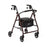 Guardian Basic - 4 Wheel Rollator Burgundy Adjustable Height / Folding Aluminum Frame - MDS86850E