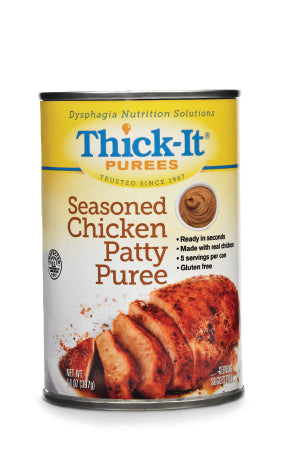 Kent Precision Foods Thick-It Puree 14 oz. Can Seasoned Chicken Patty Ready to Use Puree - H318-F8800
