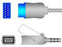 Sage Services Group Sage Services SpO2 Extension Cable 11-Pin Connector Monitor Side, 9-Pin Connector Sensor Side, 2.2m - E02-22