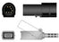 Sage Services Group Sage Services SpO2 Extension Cable 7-Pin Connector Monitor Side, 9-Pin Connector Sensor Side, 2.2m - E03-22