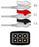 Sage Services Group Sage Services ECG Leadset 3 Lead, Grabber, 0.9m - L05-03-29P