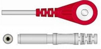 Sage Services Group Sage Services ECG Leadset DIN 1-Lead, Red, Snap, Unshielded, 0.9m - L11-01-29S-R