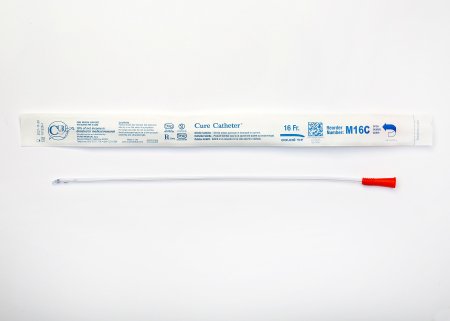 Cure Medical Cure Catheter Urethral Catheter Coude Tip 16 Fr. 16 Inch - 16C