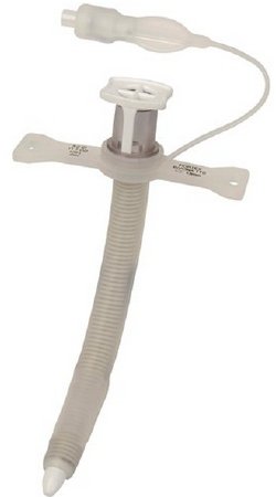 Bivona TTS Hyperflex Extra Length - Tracheostomy Tube Fixed Neck Flange Size 7 Cuffed - 67FHXL70