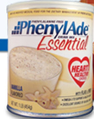 Nutricia North America PhenylAde Essential PKU Oral Supplement Orange CrÃ¨me Flavor 1 lb. Can Powder - 9503