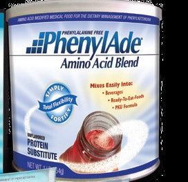Nutricia North America PhenylAde Amino Acid Blend PKU Oral Supplement Unflavored 1 lb. Can Powder - 9500