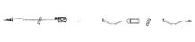 ICU Medical PlumSet Administration Set 15 Drops / mL Drip Rate 112 Inch Tubing 2 Ports - 1425228