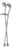 Patterson Medical Supply Preston Forearm Crutches Adult Steel Frame 300 lbs. Weight Capacity - 6089