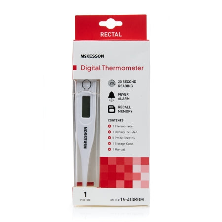 McKesson McKesson Digital Thermometer Rectal Probe Hand-Held - 16-413RG