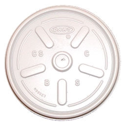 Saalfeld Redistribution Dart Lid Vented, Plastic, White - 6JL