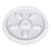 Dart - Drinking Cup Lid Vented, Plastic, White - 6JL