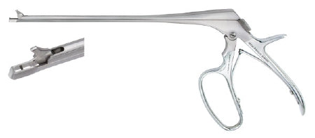 Miltex Miltex Biopsy Forceps Townsend 7-3/4 Inch OR Grade Stainless Steel (German) NonSterile w/Lock Pistol Grip Handle w/Spring Straight 2 X 4 mm Mini Bite w/Single Tooth on Lower Jaw - 301445WL