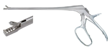 Miltex Miltex Biopsy Forceps Kevorkian-Younge 7-3/4 Inch OR Grade Stainless Steel (German) NonSterile w/Lock Pistol Grip Handle w/Spring 3 X 8 mm Rectangular Bite w/Teeth on Lower Jaw - 301463WL