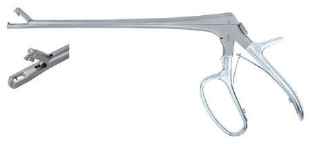 Miltex MeisterHand Biopsy Forceps Tischler 8 Inch Surgical Grade Stainless Steel (German) NonSterile w/Lock Pistol Grip Handle w/Spring Straight 3 X 7 mm Oblong Bite w/Single Tooth Jaws - H301442WL