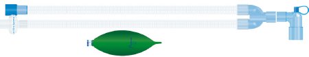 Flexicare - Anesthesia Breathing Circuit Expandable Tube 96 Inch Tube Dual Limb Pediatric 1 Liter Bag Single Patient Use Jackson-Rees Circuit - 038-02-612U