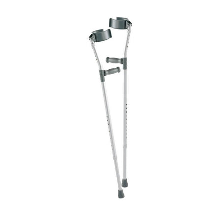 Carex - Forearm Crutches Adult Aluminum Frame 250 lbs. Weight Capacity - FGA985C0 0000