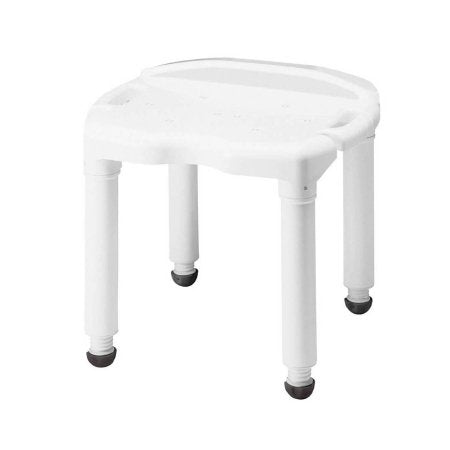 Carex - Bath Bench Without Arms Plastic Frame Without Backrest 21 Inch Seat Width - FGB670C0 0000