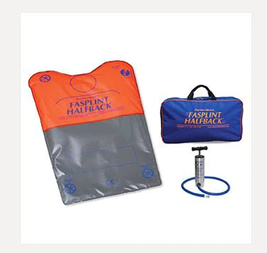 FASPLINT HALFBACK - General Purpose Splint Vacuum Splint Orange / Blue - FSH 1500
