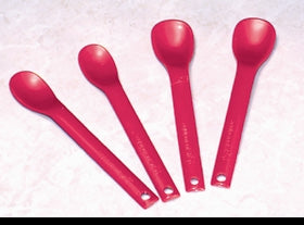 Alimed Spoon Large Maroon Plastic - 8017803