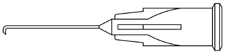 Beaver-Visitec International Visitec Hydrodissection Cannula 27 Gauge 18 mm Length 1 mm Flattened Tip 90° Bend - 585295